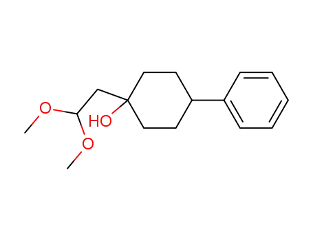 1-(2,2-dimethoxyethyl)-4-phenylcyclohexanol