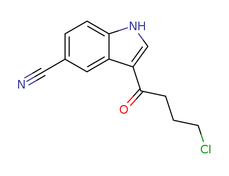 3-(4-Chloro-1-oxo-butyl)-1H-indol-5-carbonitrile