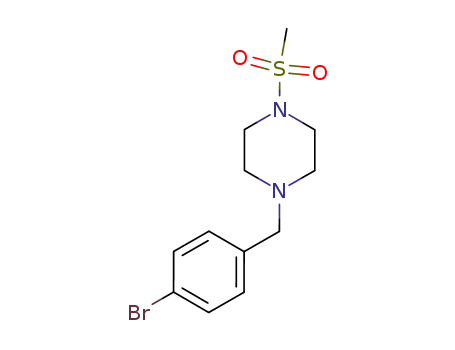 1-(4-bromobenzyl)-4-methanesulfonylpiperazine