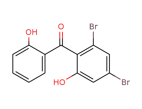 Molecular Structure of 820243-52-5 (Methanone, (2,4-dibromo-6-hydroxyphenyl)(2-hydroxyphenyl)-)