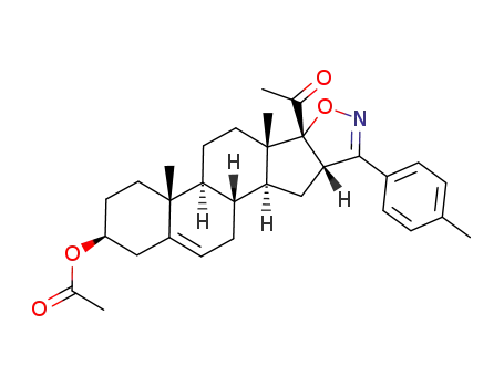 3β-acetoxy-3'-4"-tolyl-2'-isoxazolino[4',5'-d:16α,17α]pregn-5-en-20-one
