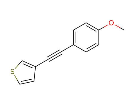 1-(4-methoxyphenyl)-2-(3-thienyl)ethyne