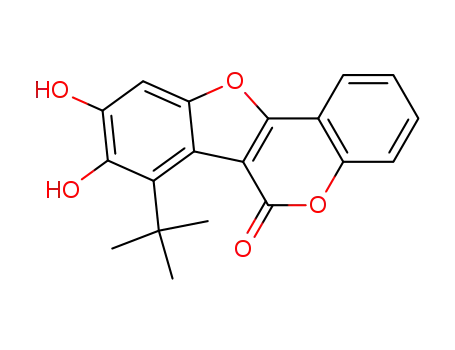 2,3-dihydroxy-5-tert-butyl-6H-benzofuro[3,2-c][1]benzopyron-6-one