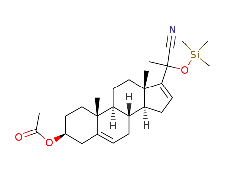 20-cyano-20-trimethylsilanyloxypregne-5,16-dien-3β-yl acetate