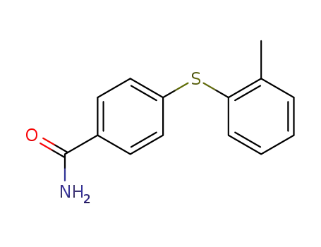 4-[(2-methylphenyl)thio]benzamide