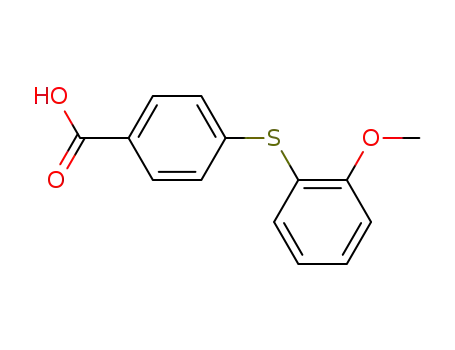 4-[(2-methoxyphenyl)thio]benzoic acid