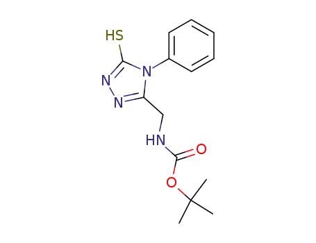 (5-mercapto-4-phenyl-4H-[1,2,4]triazol-3-ylmethyl)-carbamic acid tert-butyl ester