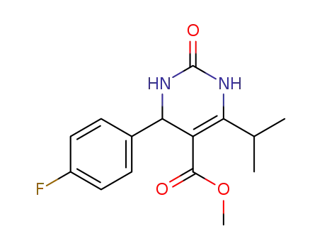 methyl 4-(4-fluorophenyl)-6-isopropyl-2-oxo-1,2,3,4-tetrahydropyrimidine-5-carboxylate