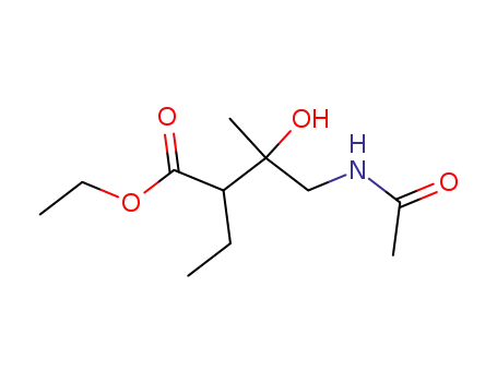 4-acetylamino-2-ethyl-3-hydroxy-3-methyl-butyric acid ethyl ester