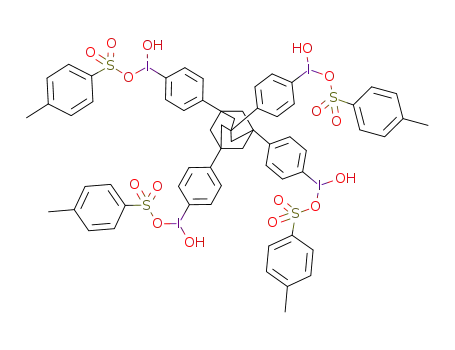 1,3,5,7-tetrakis[4-{hydroxy(tosyloxy)iodo}phenyl]adamantane