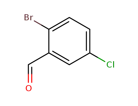 Molecular Structure of 174265-12-4 (2-Bromo-5-chlorobenzaldehyde)