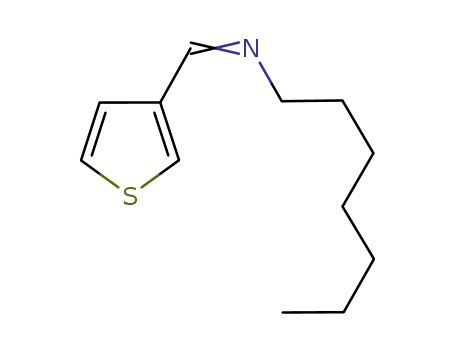 N-(3-thienylmethylene)-n-heptylamine