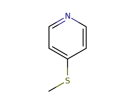 Molecular Structure of 22581-72-2 (Pyridine, 4-(methylthio)- (6CI,8CI,9CI))