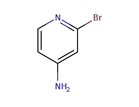 Molecular Structure of 7598-35-8 (4-Amino-2-bromopyridine)