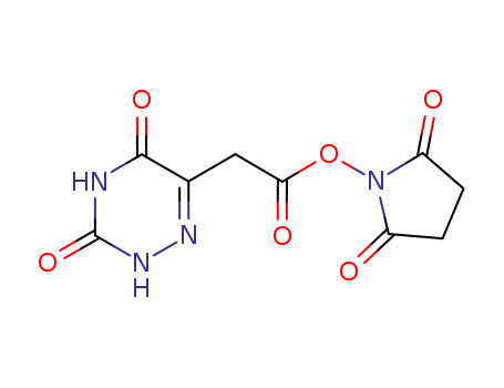 5-carboxymethyl-6-azauracil N-succinimidyl ester