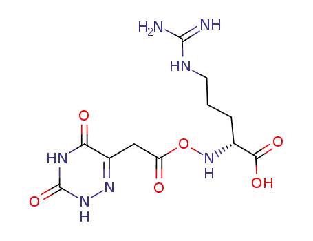 N1-[(6-azauracil-5-yl)methylcarbonyl]-D-arginine