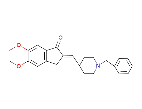 (E)-2-((1-benzylpiperidine-4-yl)methylene)-5,6-dimethoxy-2,3-dihydro-1H-inden-1-one
