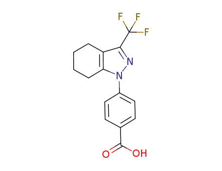 4-[3-(trifluoromethyl)-4,5,6,7-tetrahydro-1H-indazol-1-yl]benzoic acid
