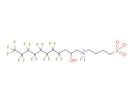 4-[N,N-dimethyl(2-hydroxy-4,4,5,5,6,6,7,7,8,8,9,9,10,10,11,11,11-heptadecafluoroundecyl)ammonium]butanesulfonate