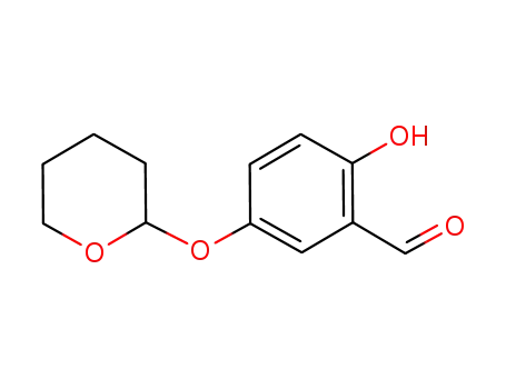 2-hydroxy-5-((tetrahydro-2H-pyran-2-yl)oxy)benzaldehyde