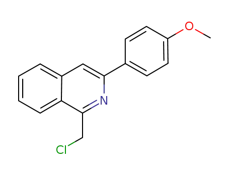 3-(4-methoxyphenyl)-1-chloromethylisoquinoline