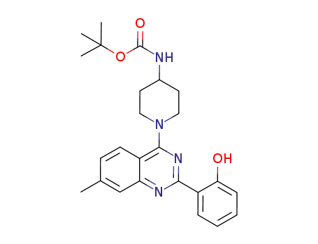 tert-butyl 1-(2-(2-hydroxyphenyl)-7-methylquinazolin-4-yl)piperidin-4-yl-carbamate