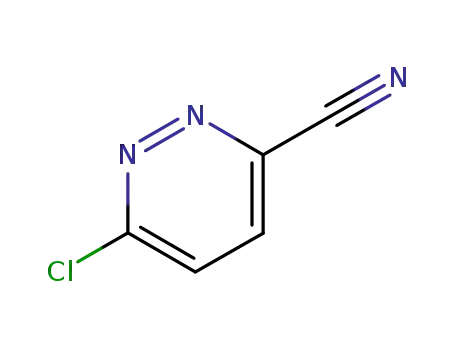 Molecular Structure of 35857-89-7 (6-Chloro-3-pyridazinecarbonitrile)