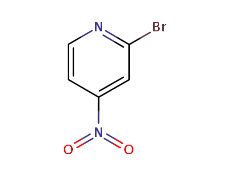 Molecular Structure of 6945-67-1 (2-Bromo-4-nitropyridine)