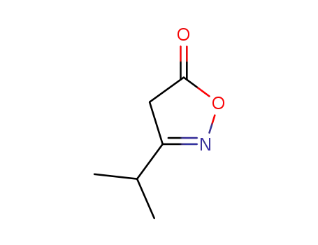 Molecular Structure of 29068-23-3 (5(4H)-Isoxazolone, 3-(1-methylethyl)-)