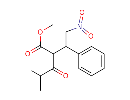 methyl 4-methyl-2-(2-nitro-1-phenylethyl)-3-oxopentanoate