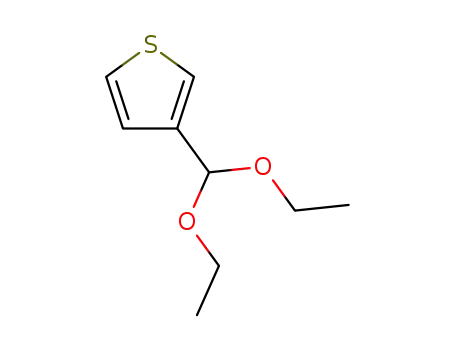 Molecular Structure of 3199-44-8 (THIOPHENE-3-CARBOXALDEHYDE DIETHYL ACETAL)