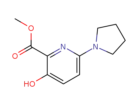 methyl 3-hydroxy-6-(1-pyrrolidinyl)picolinate