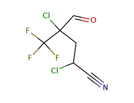 4-formyl-2,4-dichloro-5,5,5-trifluorovaleronitrile