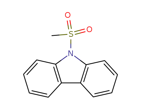 Molecular Structure of 2169-37-1 (9-Methanesulfonylcarbazole)