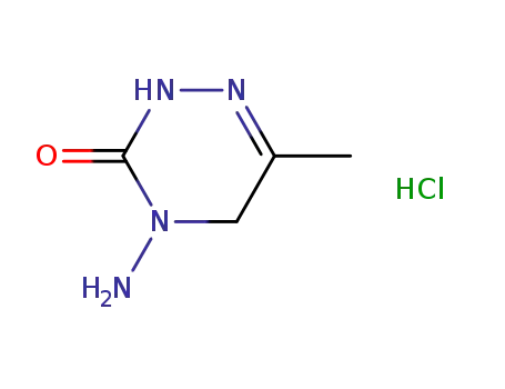 4-amino-6-methyl-3-oxo-2,3,4,5-tetrahydro-1,2,4-triazine hydrochloride