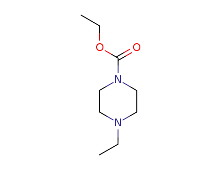 Molecular Structure of 98951-41-8 (1-Piperazinecarboxylic acid, 4-ethyl-, ethyl ester)