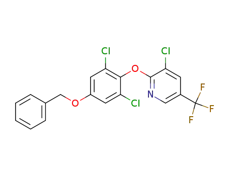 3,5-dichloro-4-(3-chloro-5-trifluoromethyl-pyridin-2-yloxy)-1-benzyloxybenzene