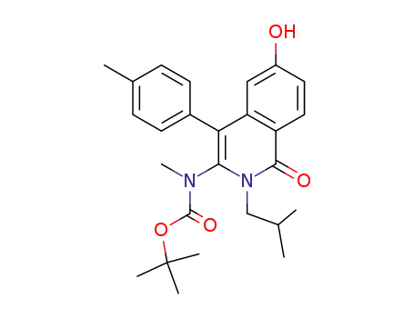 tert-butyl [6-hydroxy-2-isobutyl-4-(4-methylphenyl)-1-oxo-1,2-dihydro-3-isoquinolinyl]methylcarbamate