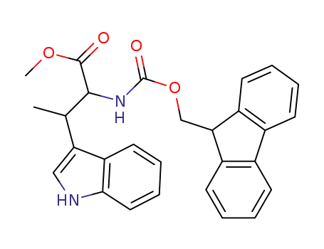 methyl (2RS,3SR)-2-{[(9H-fluoren-9-ylmethoxy)carbonyl]amino}-3-(1H-indol-3-yl)butanoate