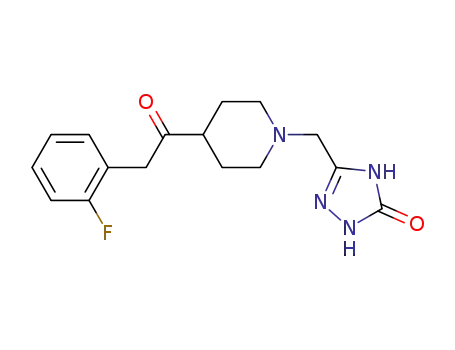 5-[4-(2-(2-Fluorophenyl)acetyl]piperidino]methyl-2,4-dihydro-[1,2,4]triazol-3-one