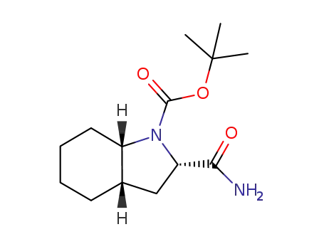 (2S,3aS,7aS)-tert-butyl 2-carbamoyloctahydro-1H-indole-1-carboxylate