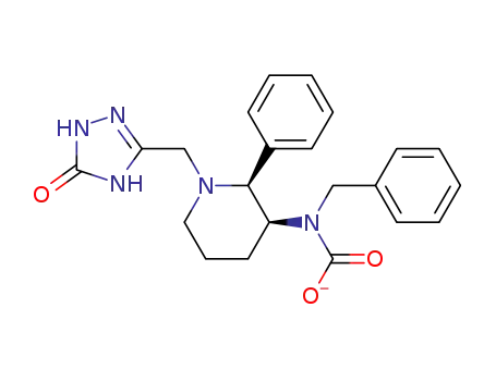 benzyl[(2S,3S)-1-[(5-oxo-4,5-dihydro-1H-1,2,4-triazol-3-yl)methyl]-2-phenyl-3-piperidinyl]carbamate