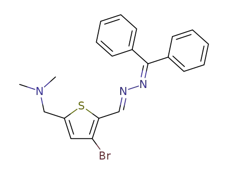[5-(benzhydrylidenehydrazonomethyl)-4-bromothiophen-2-ylmethyl]dimethylamine