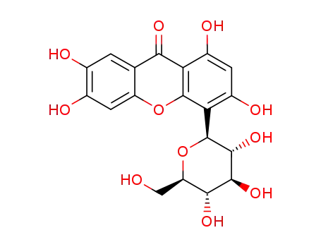 4-β-D-glucopyranosyl-1,3-6,7-tetrahydroxy-9H-xanthen-9-one