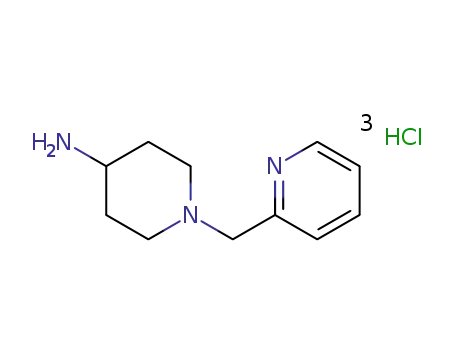 1-(pyridin-2-ylmethyl)piperidin-4-amine tris(hydrochloride)