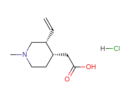 Methyl [3R,4S]-3-ethenyl-4-piperidine Acetate Hydrochloride