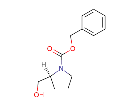 Molecular Structure of 6216-63-3 ((S)-1-CBZ-2-HYDROXYMETHYLPYRROLIDINE)
