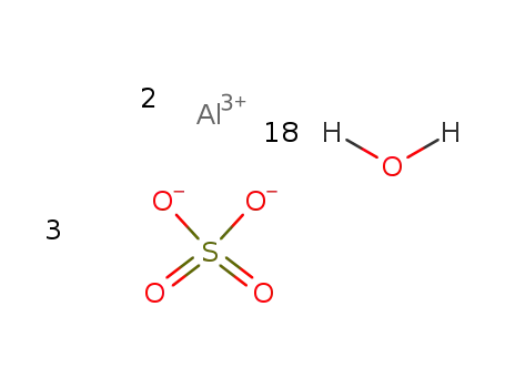 aluminum(III) sulphate octadecahydrate