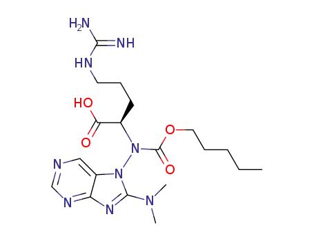 N,N-dimethylaminopurinyl pentoxycarbonyl D-arginine