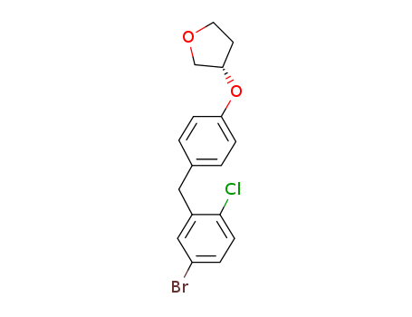 (S)-3-(4-(5-bromo-2-chlorobenzyl)phenoxy)tetrahydrofuran 915095-89-5